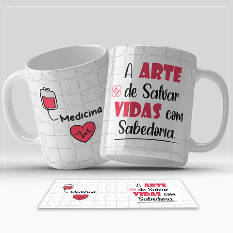 14 Artes para Caneca Profissões Arquivo em Jpg