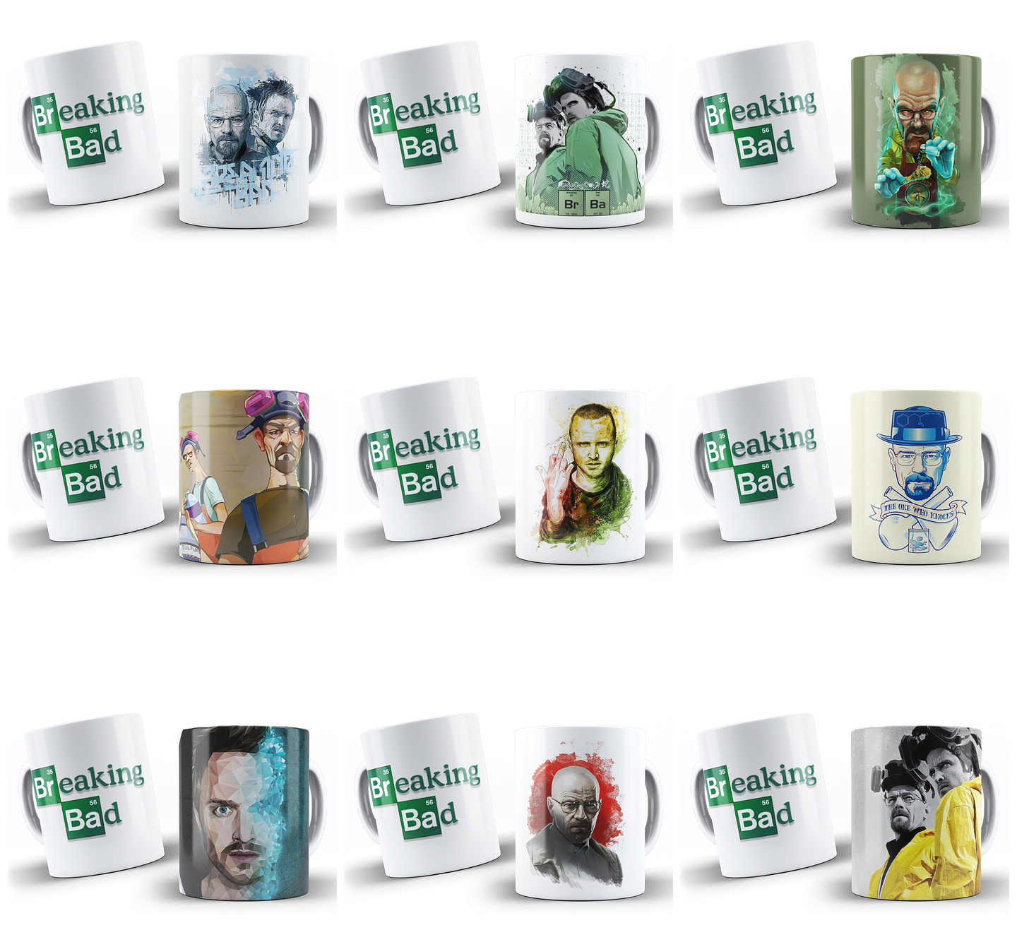 25 Artes para Caneca Breaking Ded Arquivo Editável 1