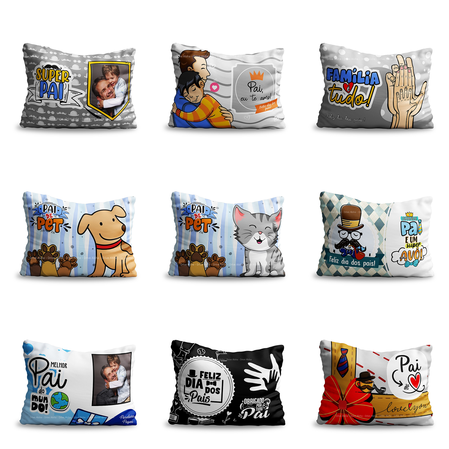 40 Artes para Caneca e Almofada Dia dos Pais Arquivo em Png 3