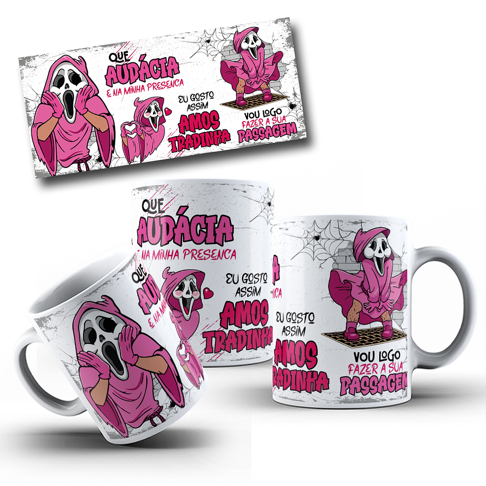 2 Artes Caneca Eu gosto Assim Amostradinho Arquivo em Png  1