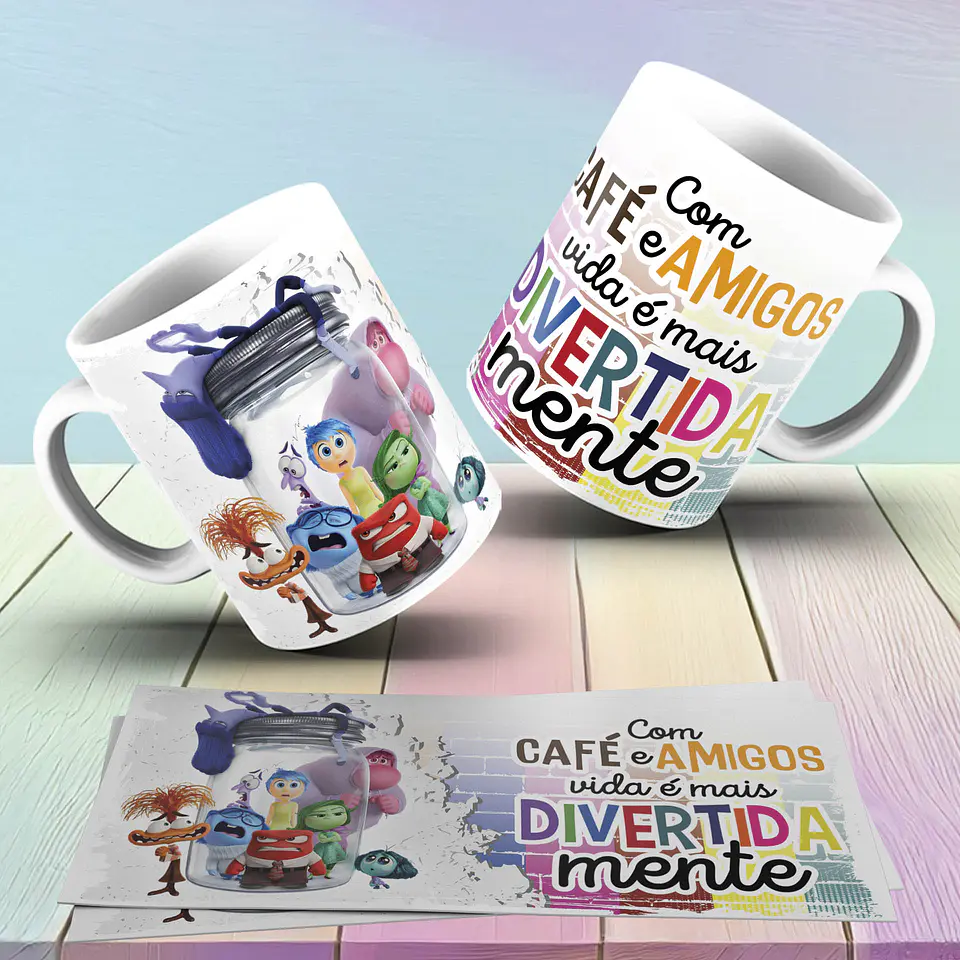 24 Artes para Caneca Divertidamente 2 Arquivo em Jpg 6