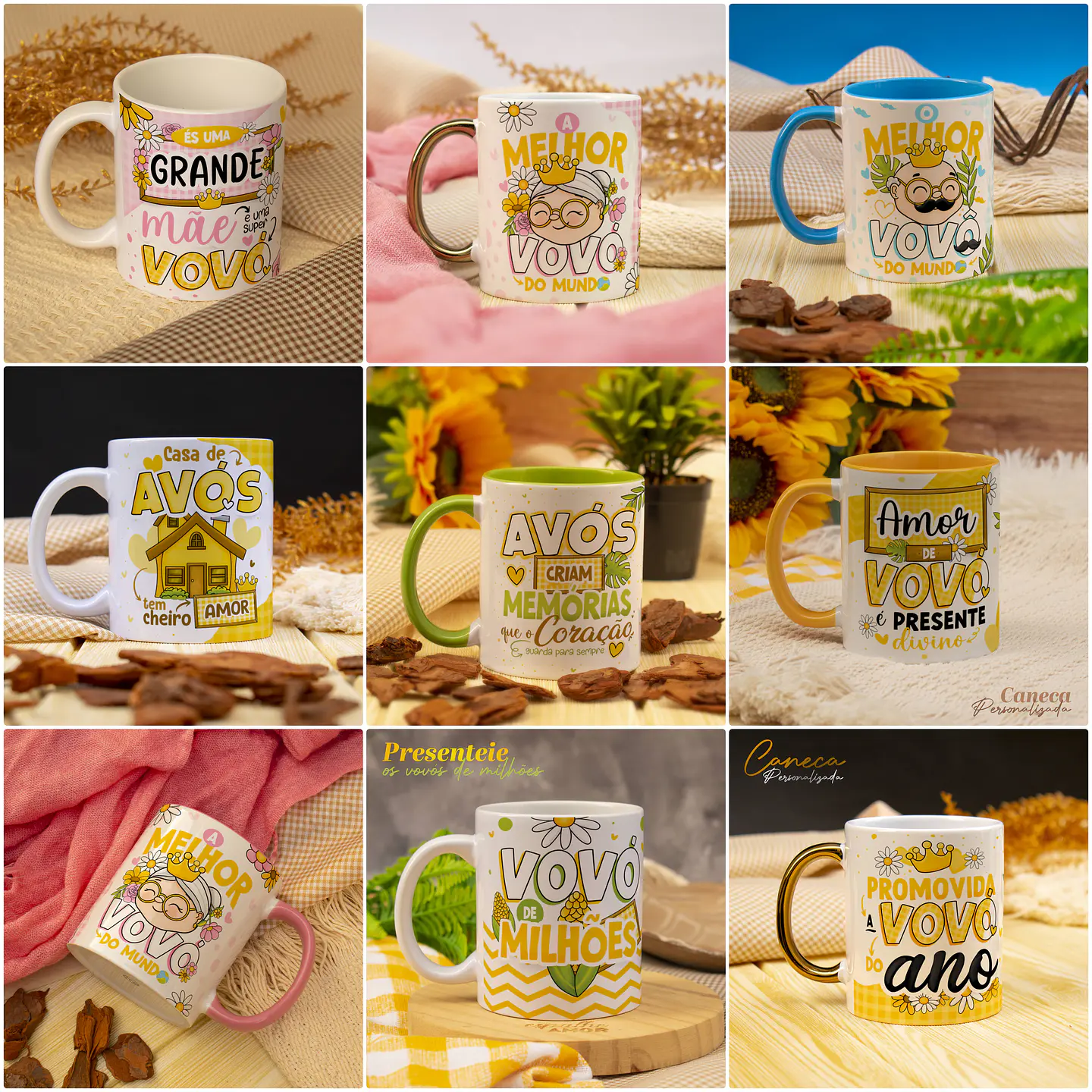 35 Artes para Caneca Dia dos Avós Arquivo em Jpg  1