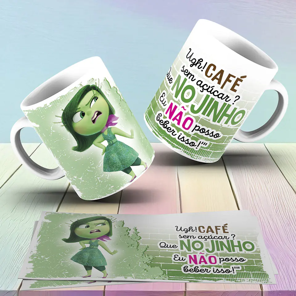 24 Artes para Caneca Divertidamente 2 Arquivo em Jpg 8