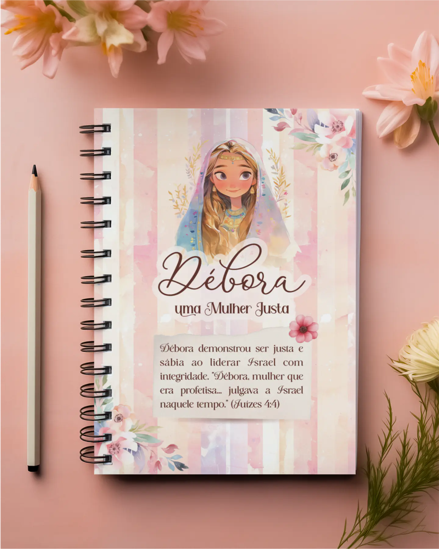 Kit Digital e Arquivo para encadernação Seja Forte e Corajosa em Pdf 7