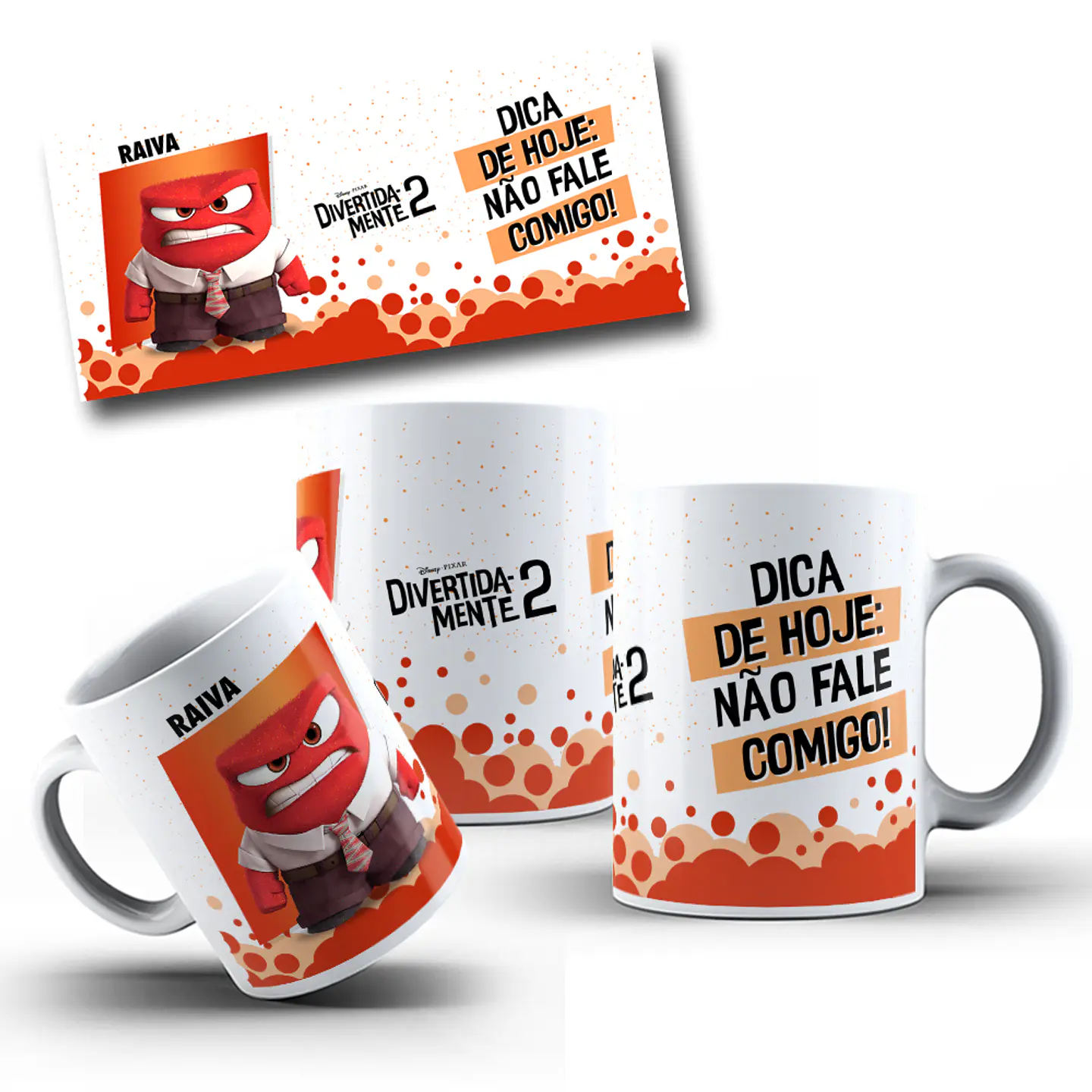 12 Artes para Caneca Divertidamente 2 Arquivo em Jpg 8