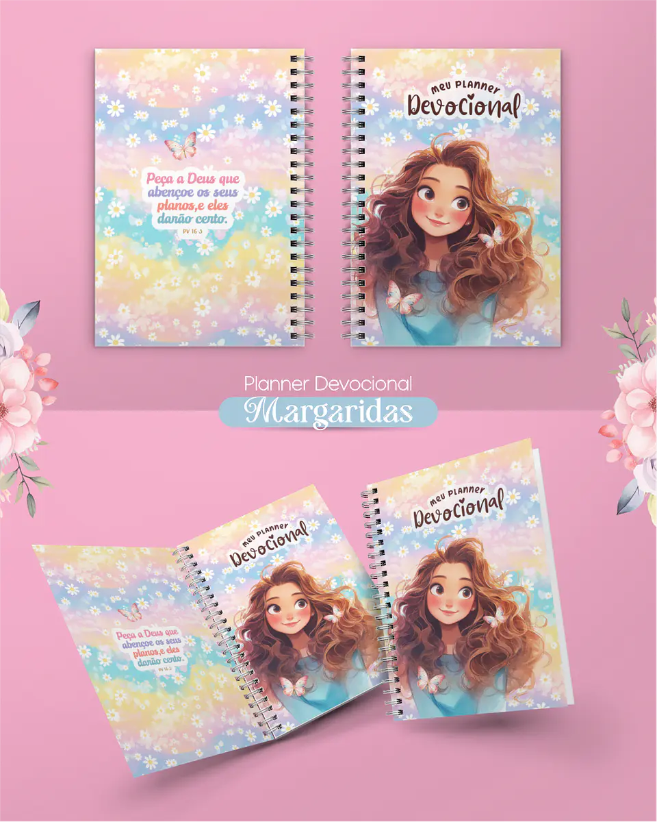 Kit Digital e Arquivo para encadernação Seja Forte e Corajosa em Pdf 11