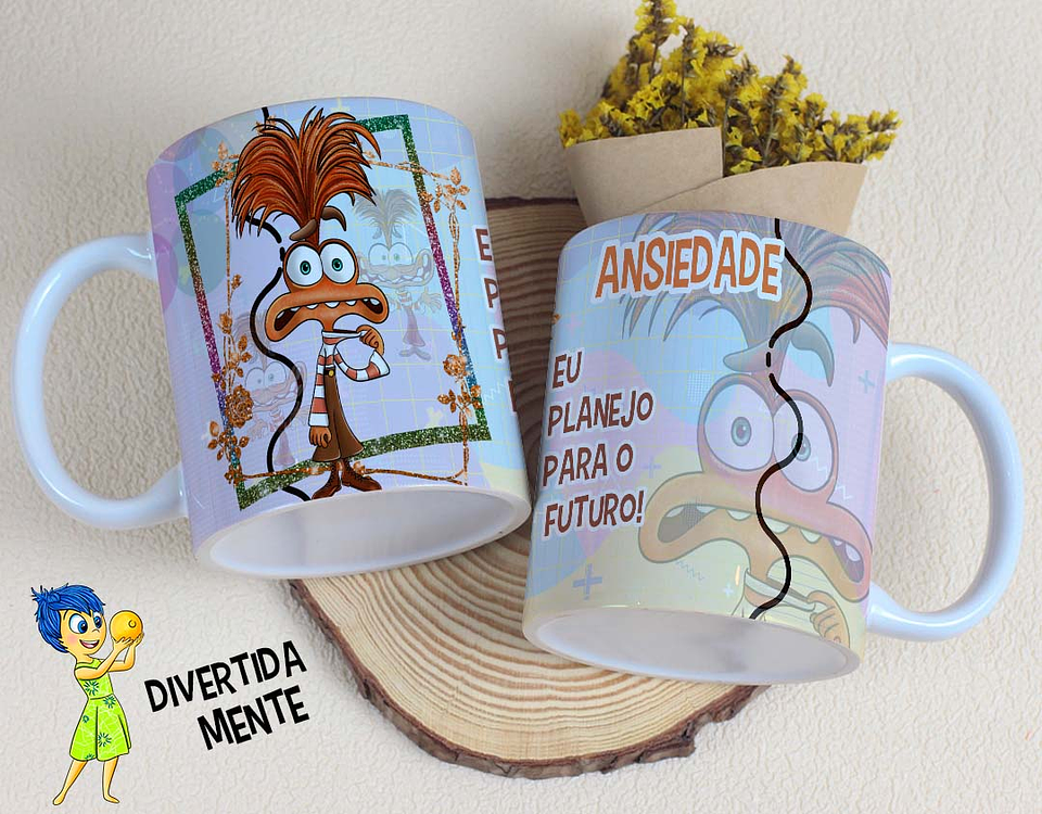21 Artes para Caneca e Camisa Divertidamente 2 Arquivo Editável 7