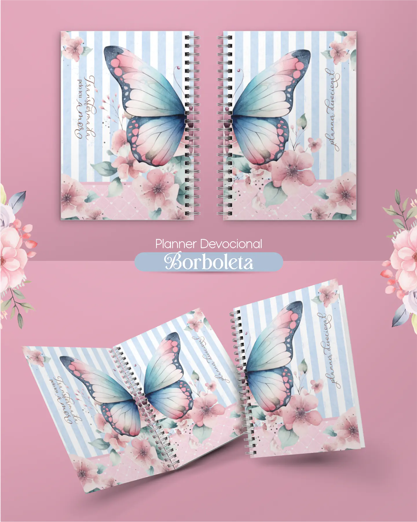 Kit Digital e Arquivo para encadernação Seja Forte e Corajosa em Pdf 12