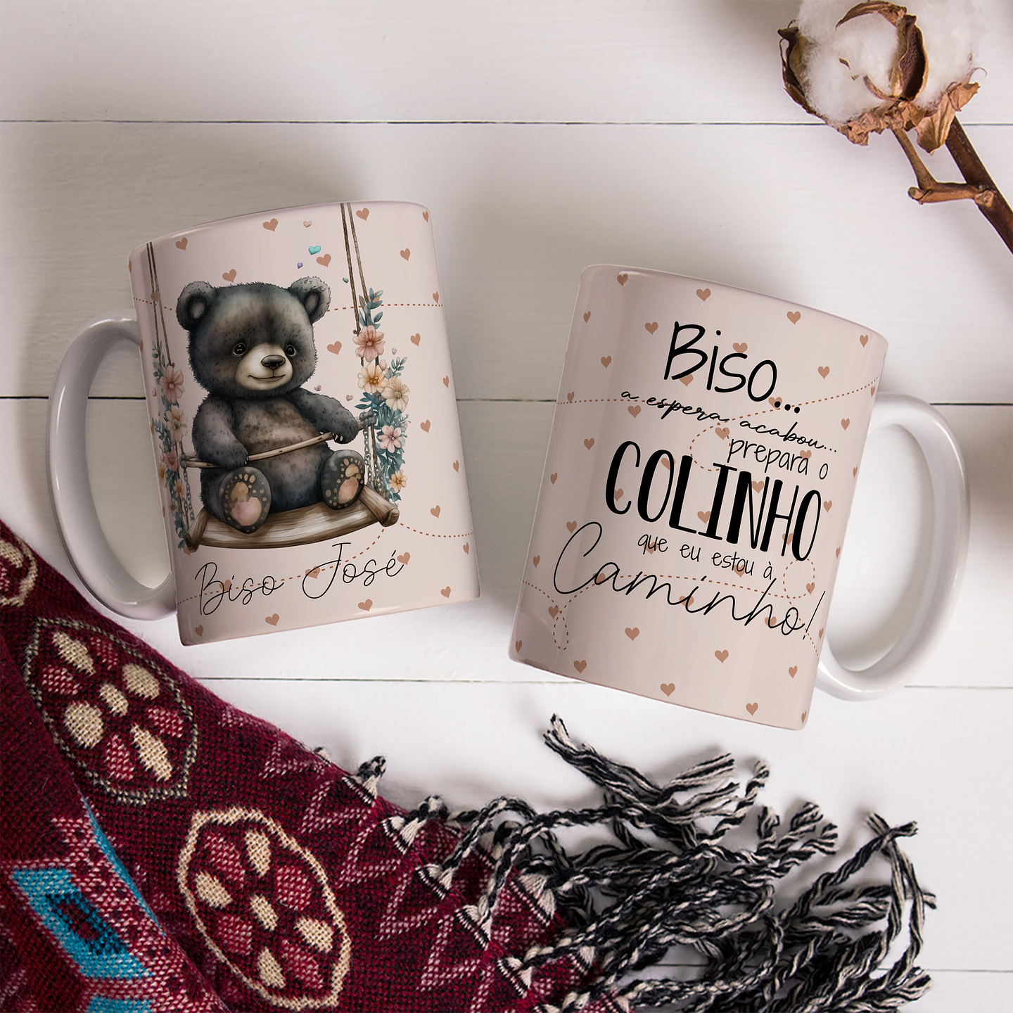 11 Artes para Caneca Cheguei Ursinhos Arquivo Editável 11