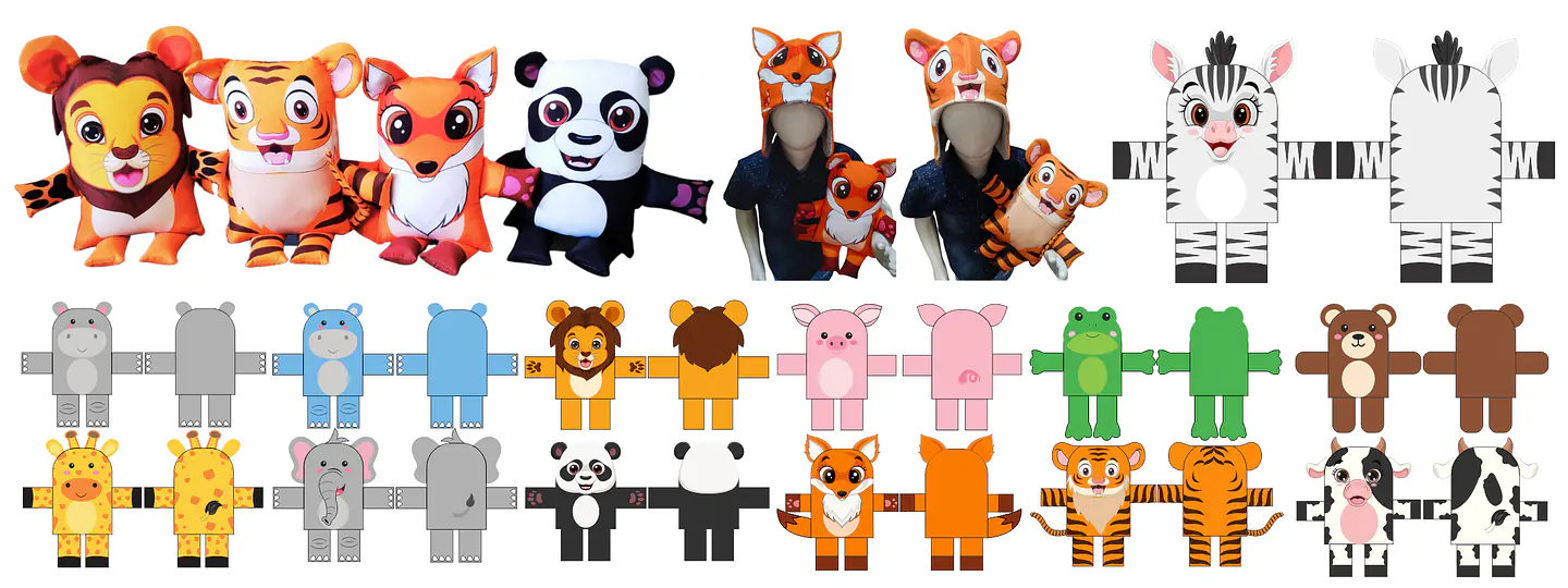 Artes para Sublimação de Almofada Safari Arquivo Editável  2