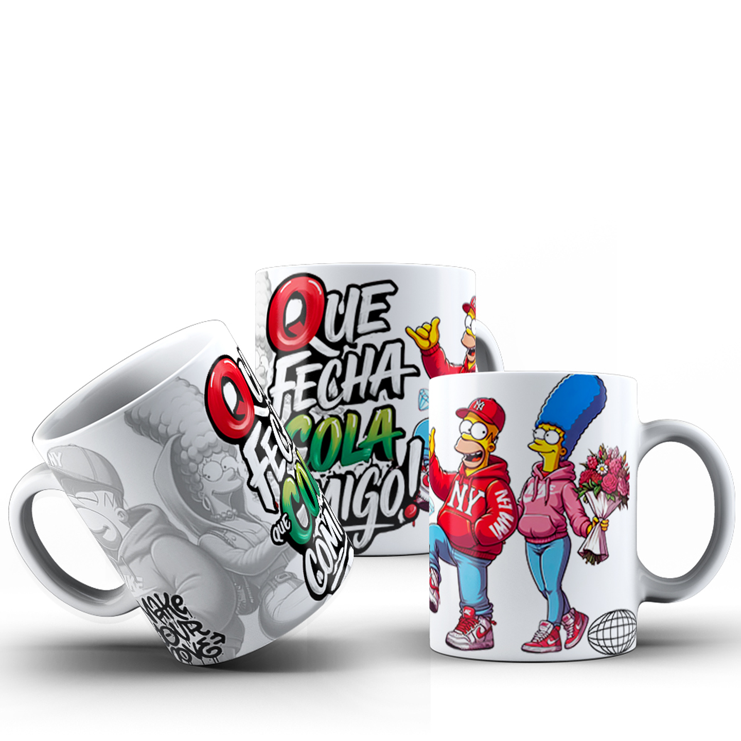 5 Artes para Caneca Simpsons Dia dos Namorados Arquivo em Jpg 2