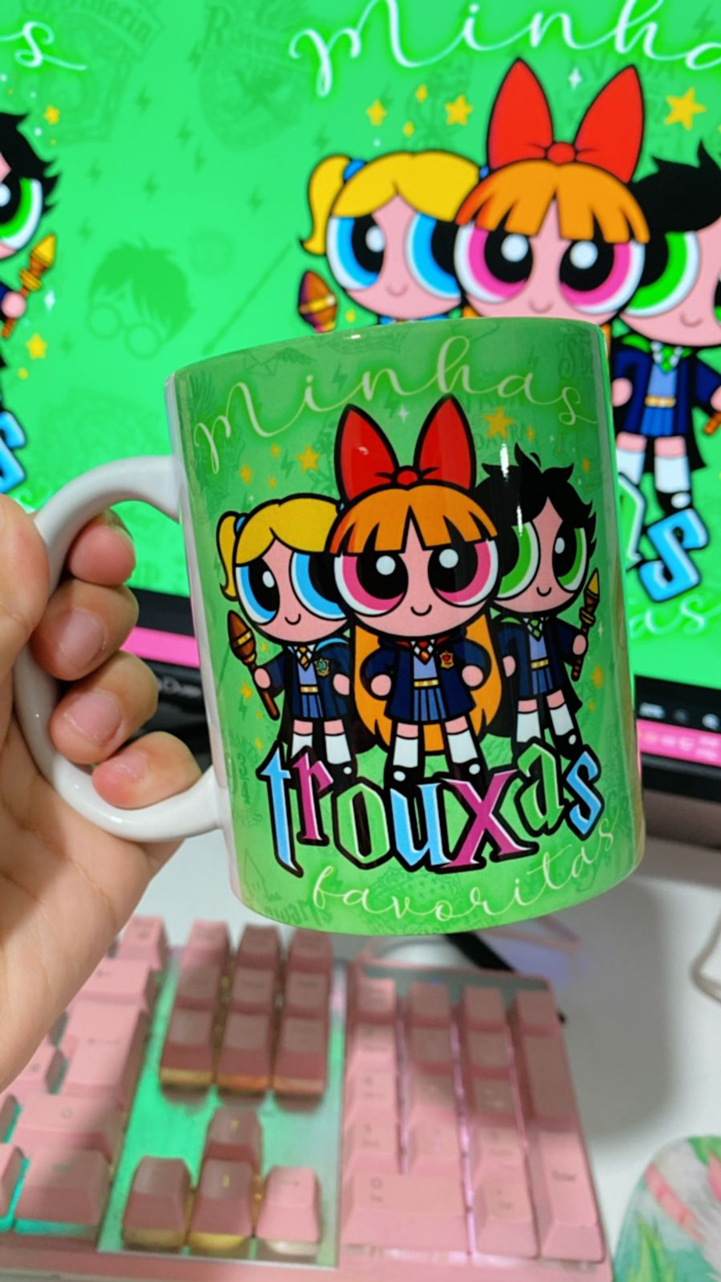 3 Artes Caneca Meninas Super Poderosas Trouxas Favoritas em Arquivo em Jpg 1
