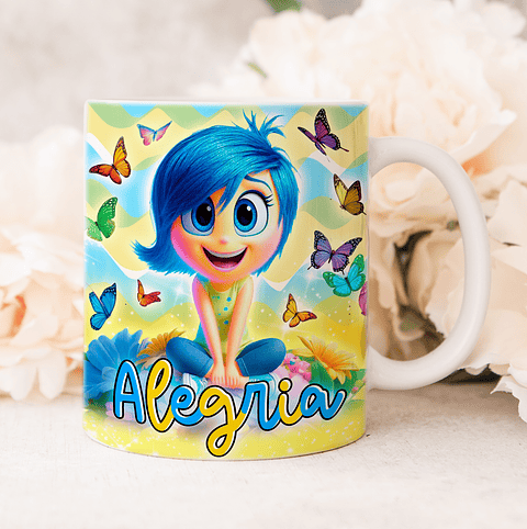 7 Artes para Caneca Divertidamente em Arquivo em Jpg