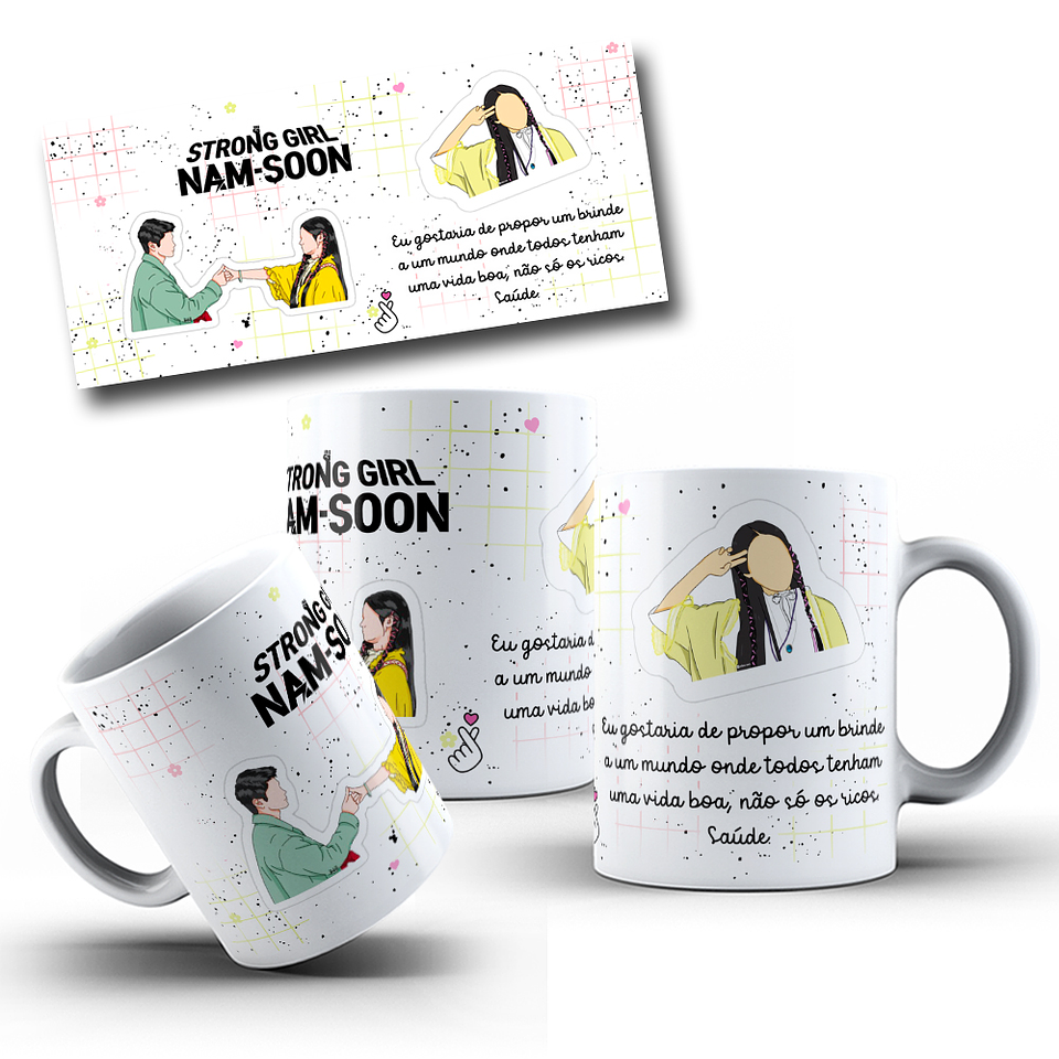 12 Artes Caneca Dorameira Doramas em CorelDraw  7