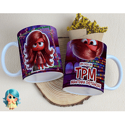 16 Artes para Caneca Divertidamente Sentimentos Arquivo Editável 