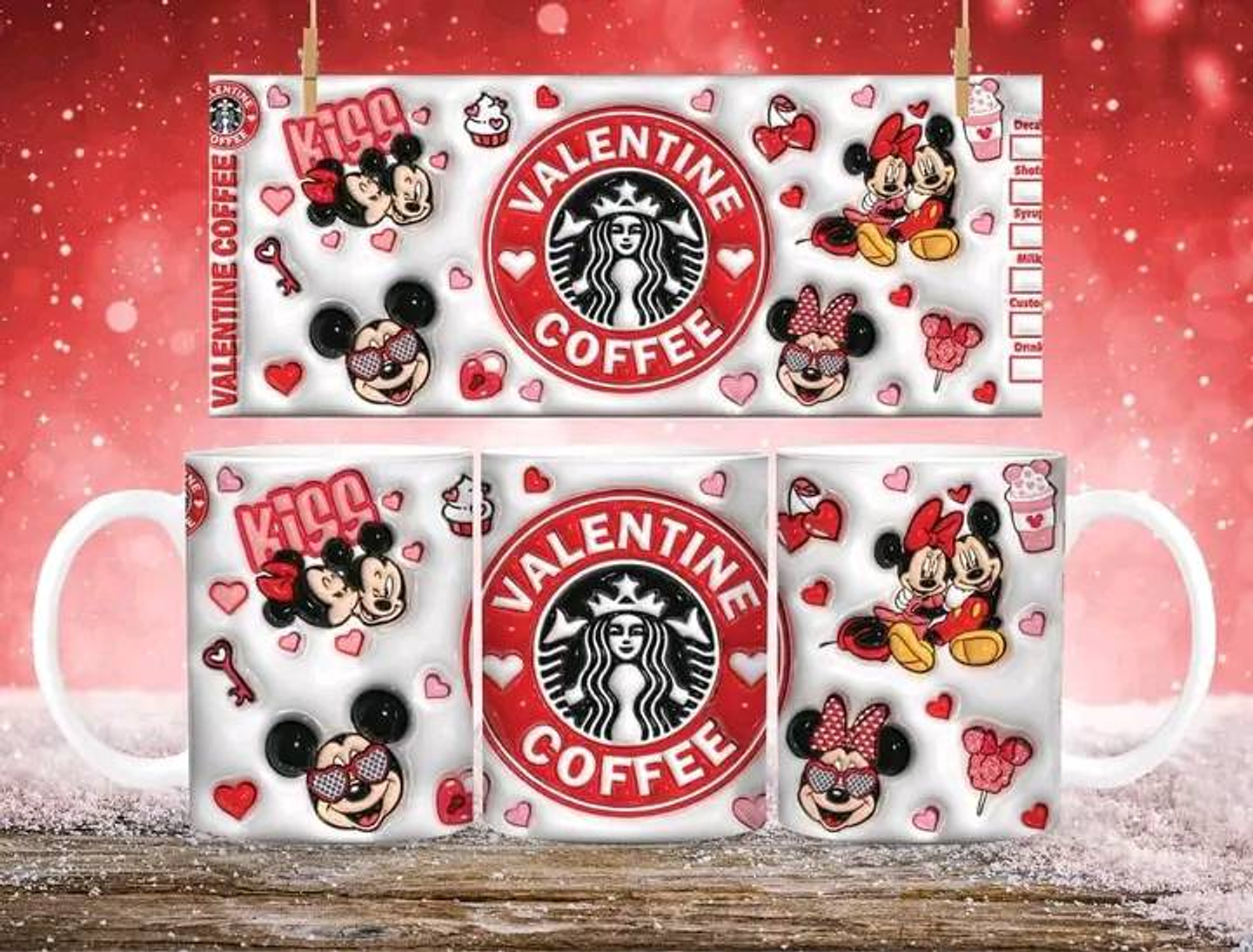 21 Artes para Caneca Inflados Dia dos Namorados Personagens Arquivo em Jpg 6