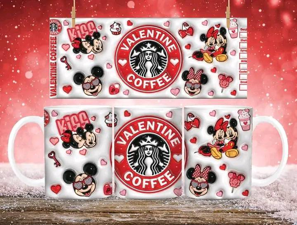 21 Artes para Caneca Inflados Dia dos Namorados Personagens Arquivo em Jpg 6