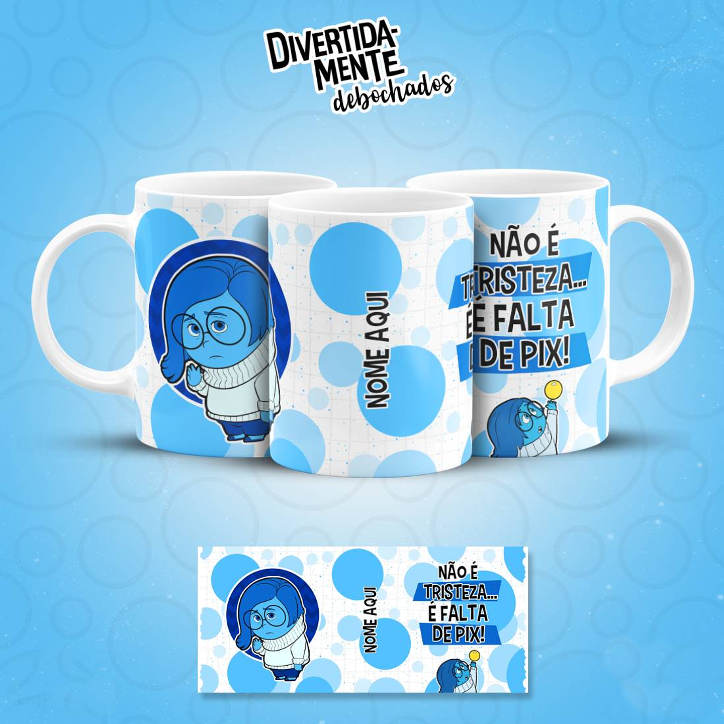 11 Artes para Caneca Divertidamente Debochado Arquivo em Jpg 4