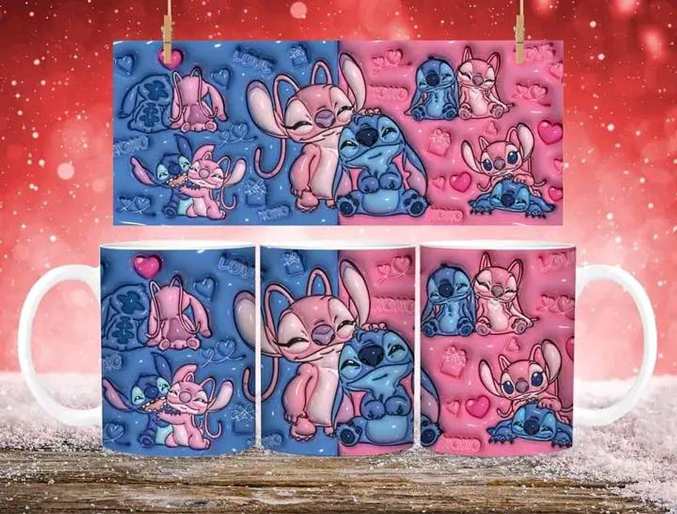 21 Artes para Caneca Inflados Dia dos Namorados Personagens Arquivo em Jpg 7