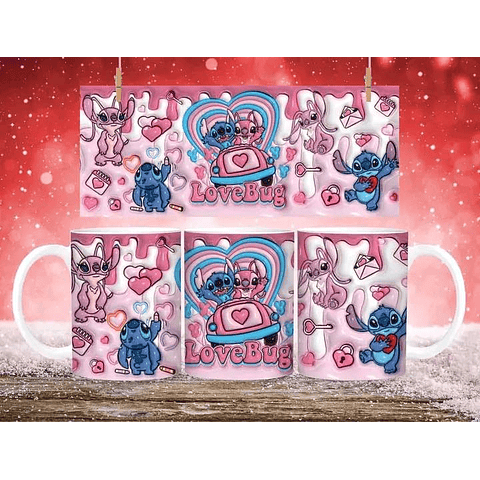 21 Artes para Caneca Inflados Dia dos Namorados Personagens Arquivo em Jpg