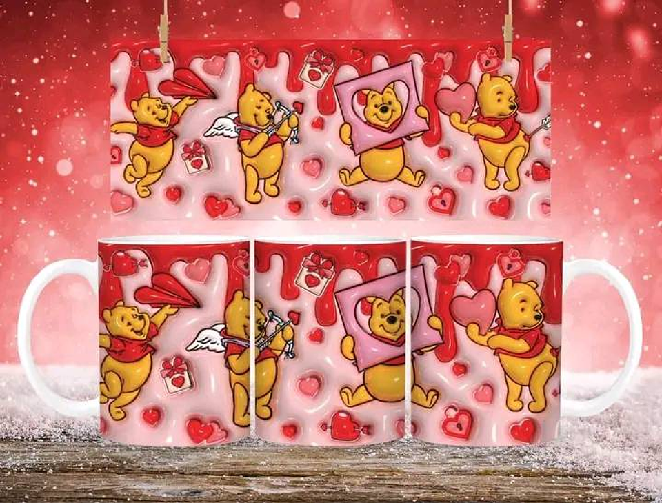 21 Artes para Caneca Inflados Dia dos Namorados Personagens Arquivo em Jpg 11