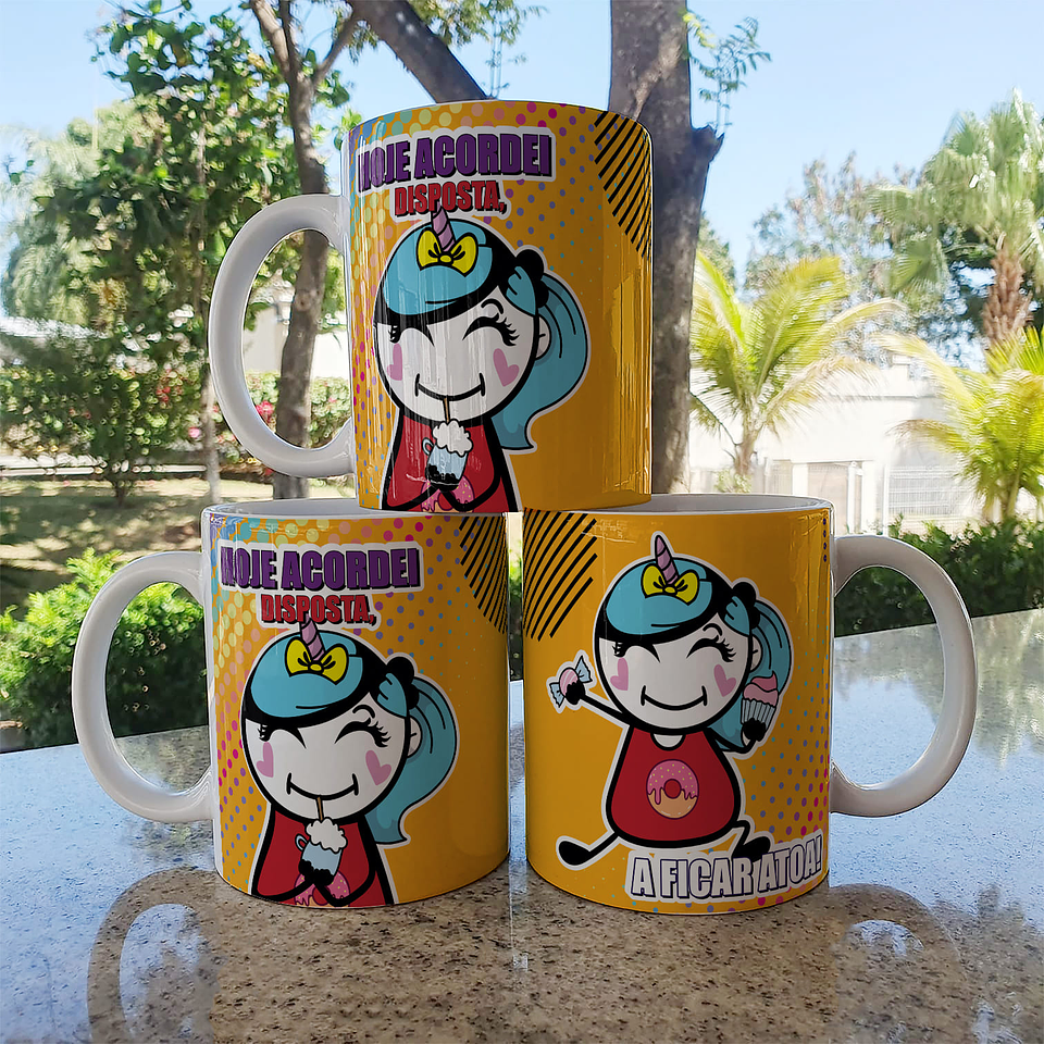 4 Artes para Caneca Frases engraçadas Arquivo em Jpg  3