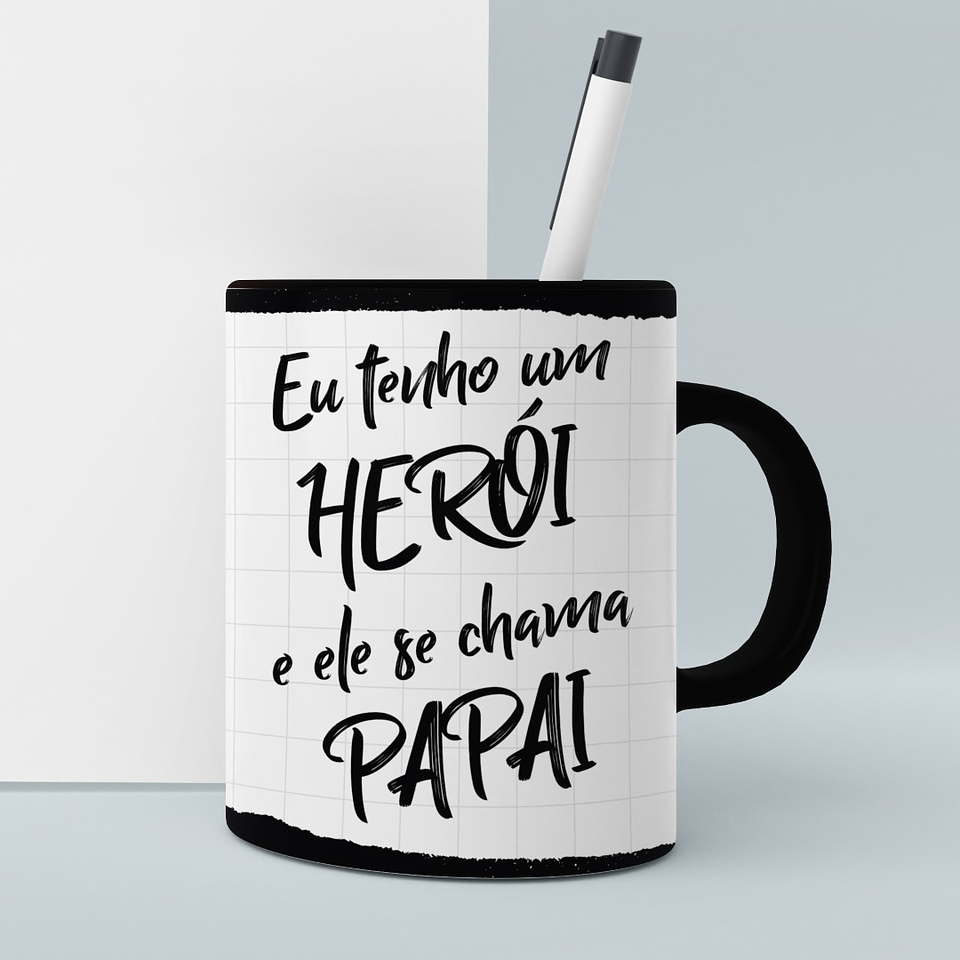 8 Artes para Caneca Dia dos Pais Minimalista Arquivo Editável 5