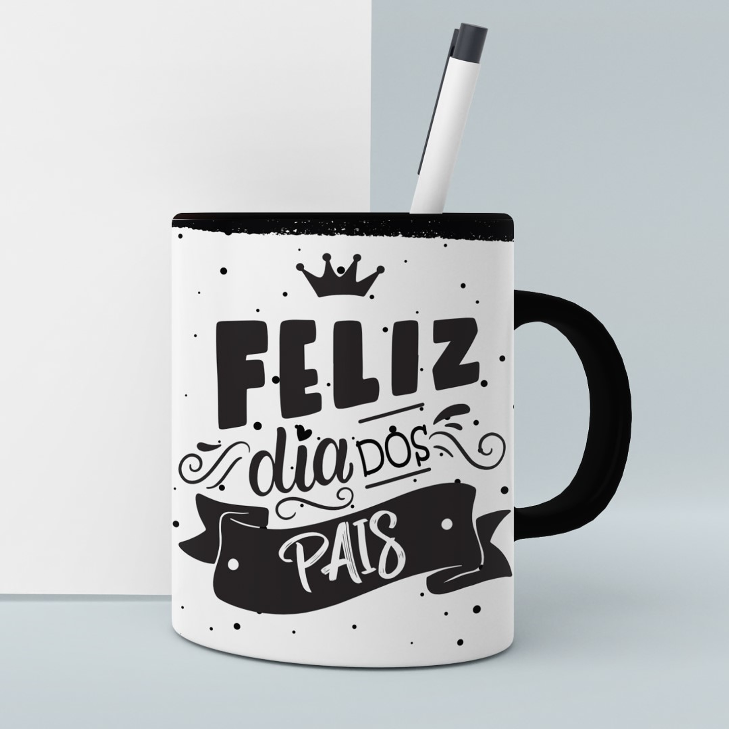 8 Artes para Caneca Dia dos Pais Minimalista Arquivo Editável 6