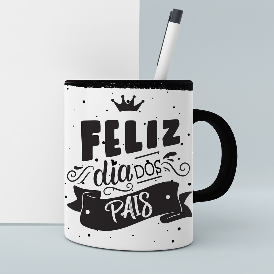 8 Artes para Caneca Dia dos Pais Minimalista Arquivo Editável 6