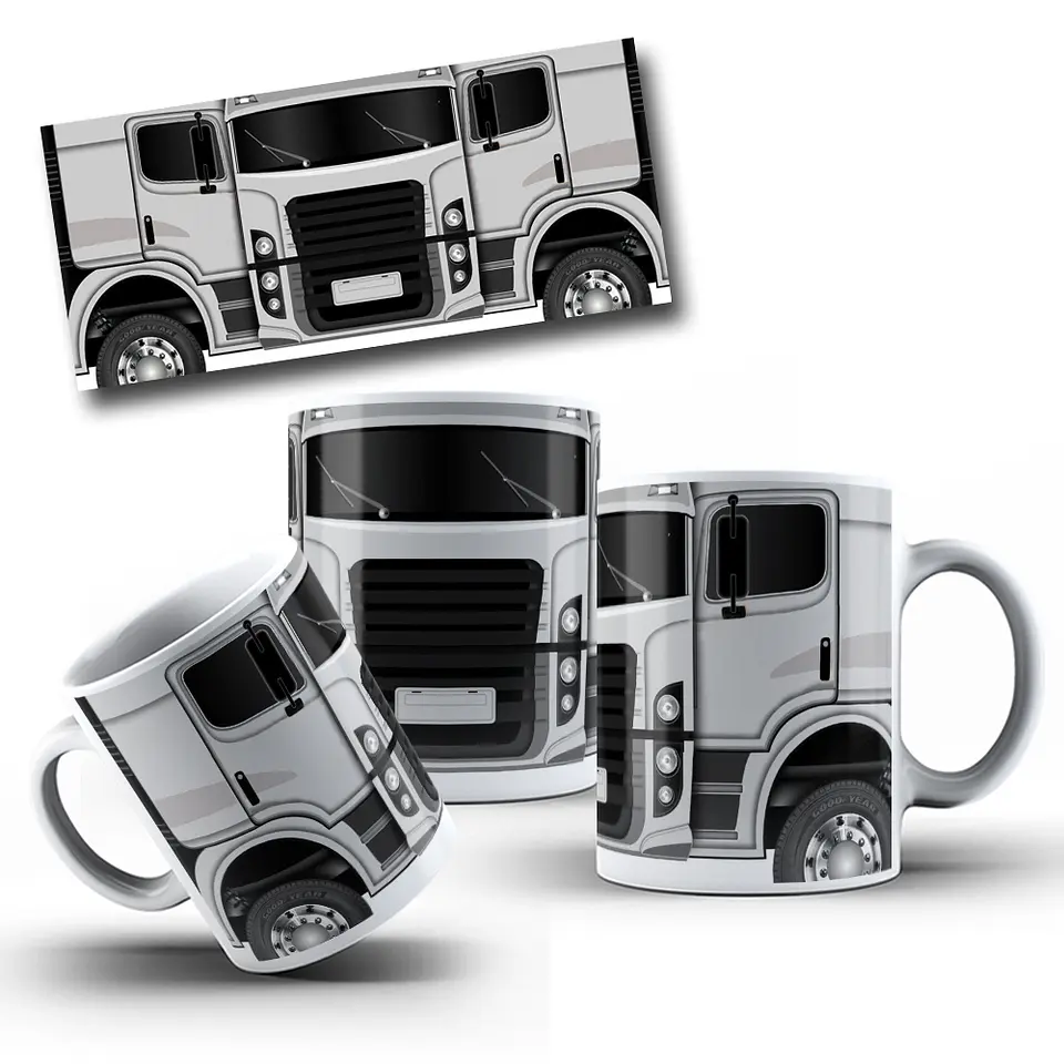 13 Artes para Caneca Caminhão Arquivo em Jpg 1