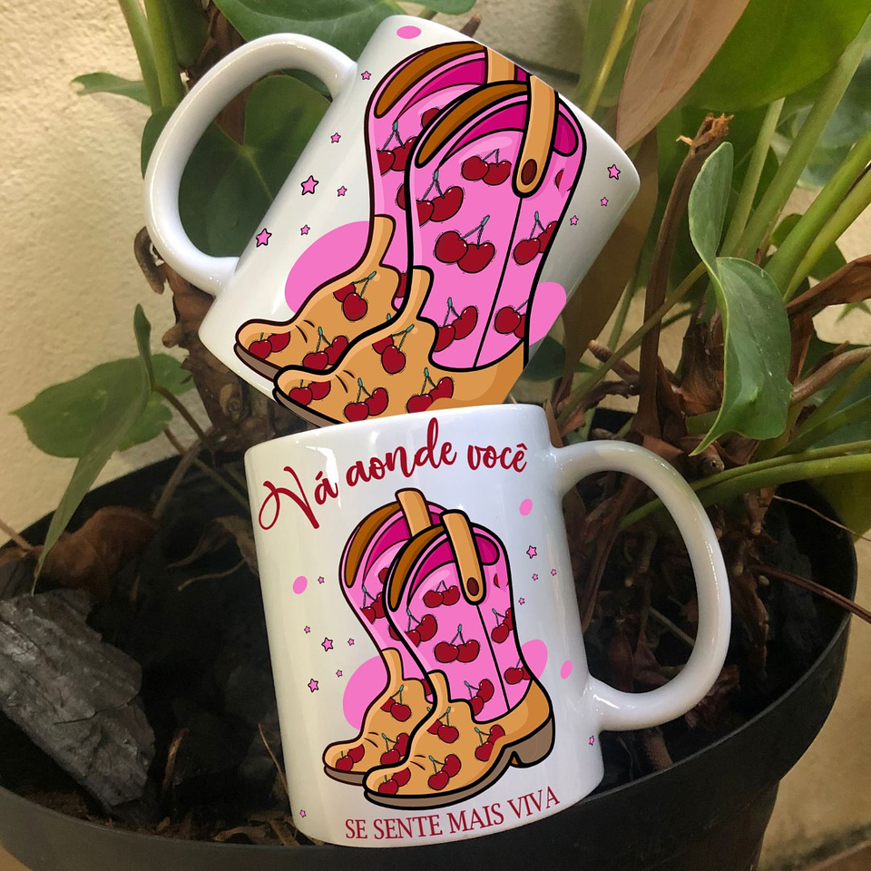 8 Artes para Caneca Cereja Arquivo Editável  7