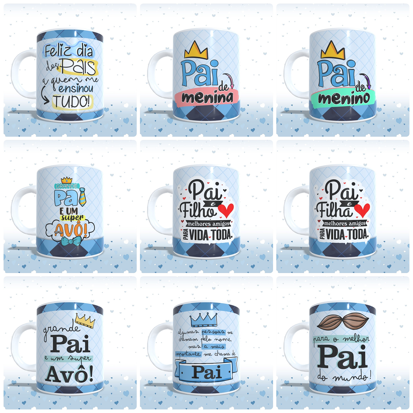 26 Artes para Caneca Dia dos Pais Arquivo em Jpg 2