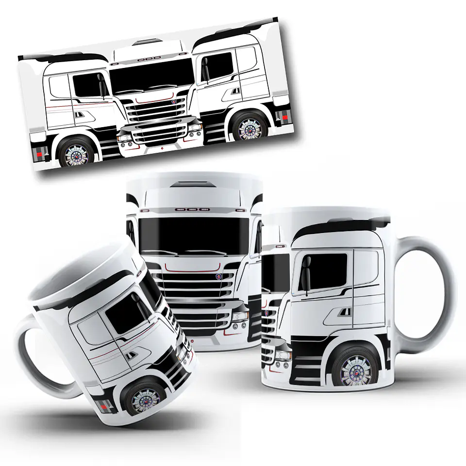 13 Artes para Caneca Caminhão Arquivo em Jpg 3