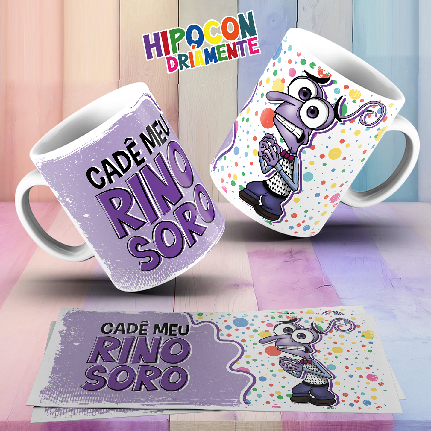 10 Artes para Caneca Hipocondriamente Divertidamente Arquivo em Jpg  3