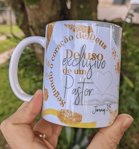 Arte para Caneca Pastor Arquivo Editável