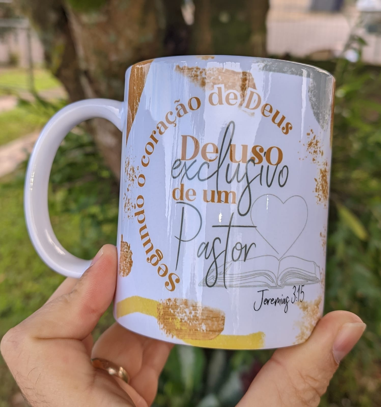 Arte para Caneca Pastor Arquivo Editável 1