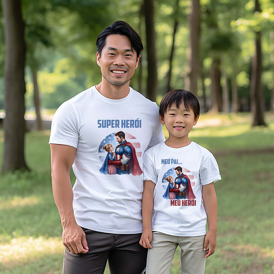 13 Artes para Camisa Dia dos Pais Super Heróis Arquivo Editável 6