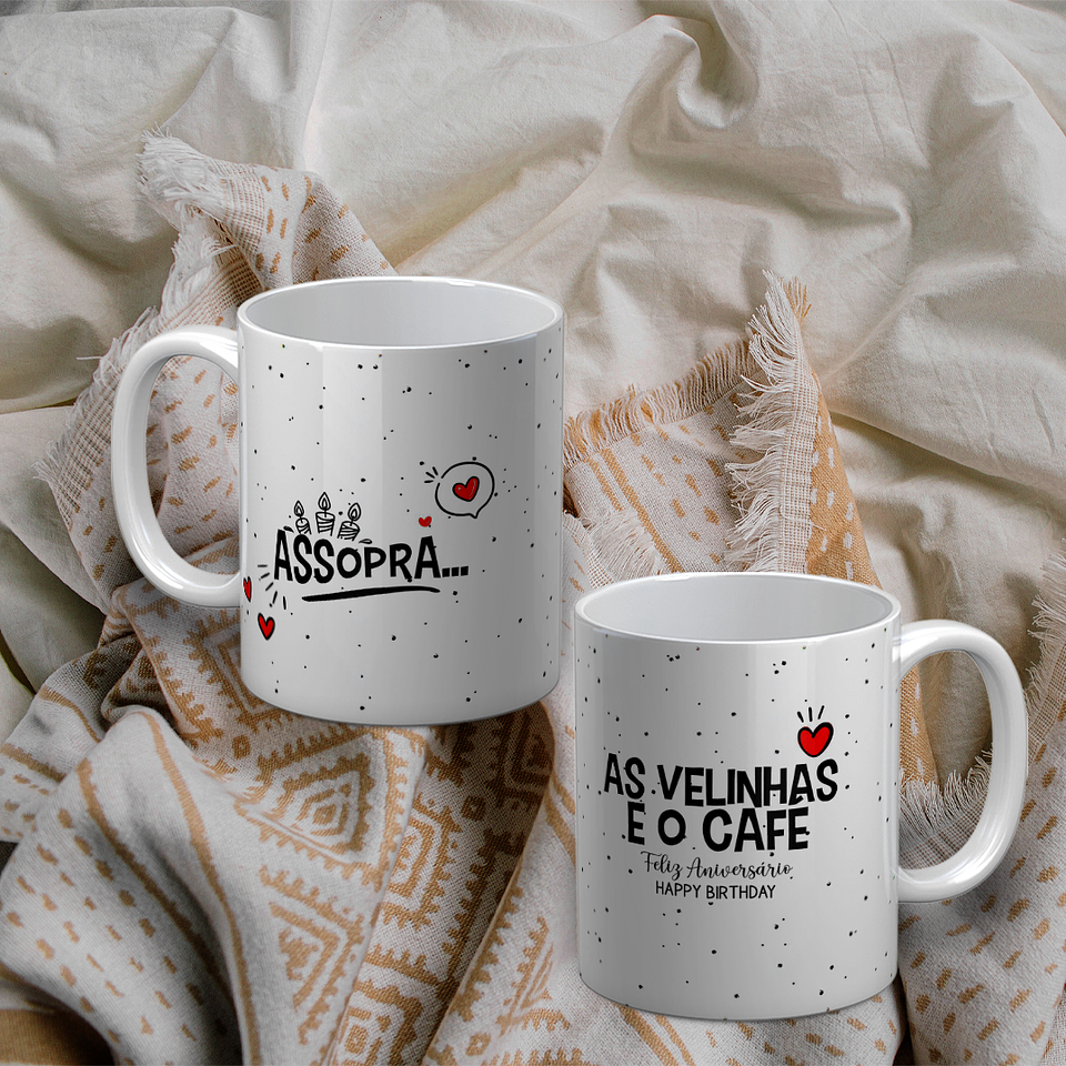 8 Artes para Caneca Aniversário Arquivo Editável 8