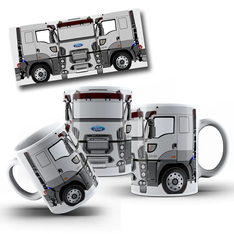 13 Artes para Caneca Caminhão Arquivo em Jpg 7