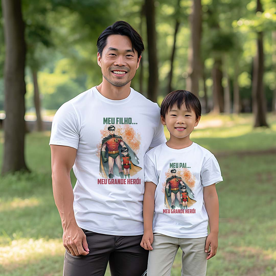 13 Artes para Camisa Dia dos Pais Super Heróis Arquivo Editável 10