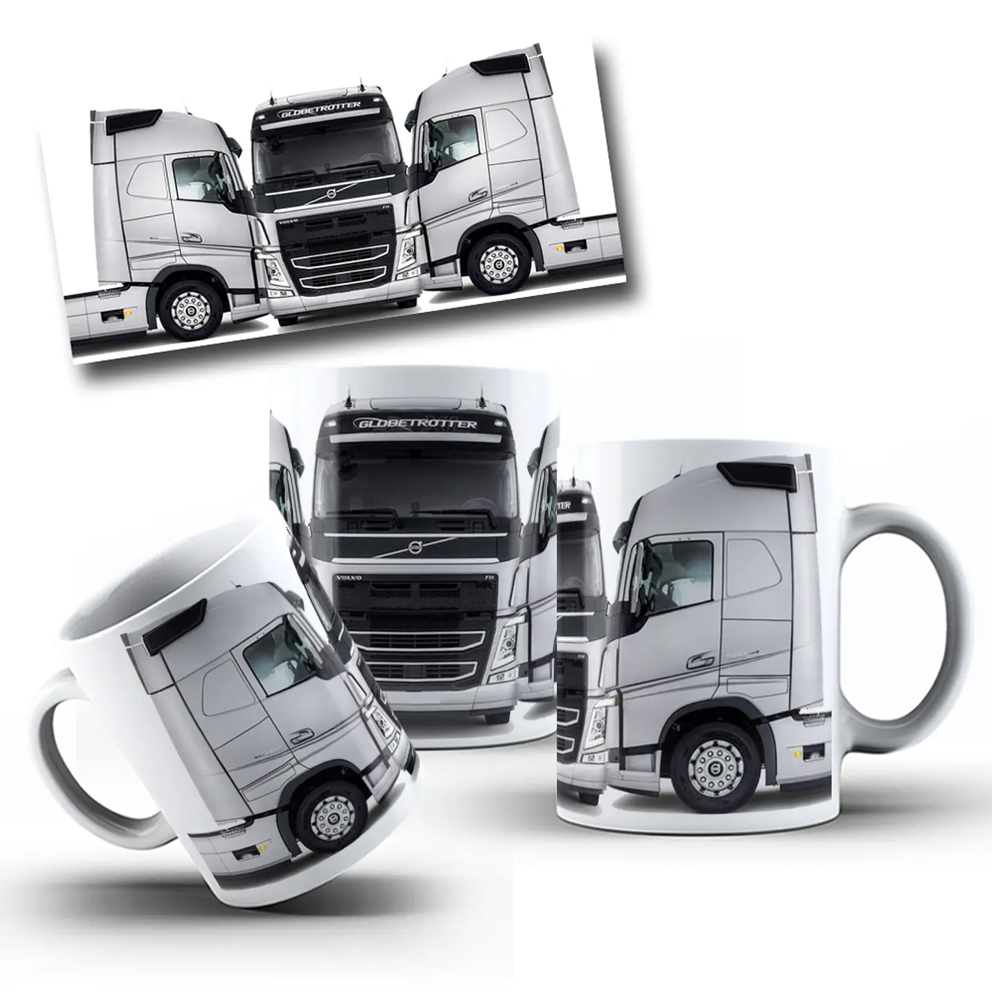 13 Artes para Caneca Caminhão Arquivo em Jpg 8