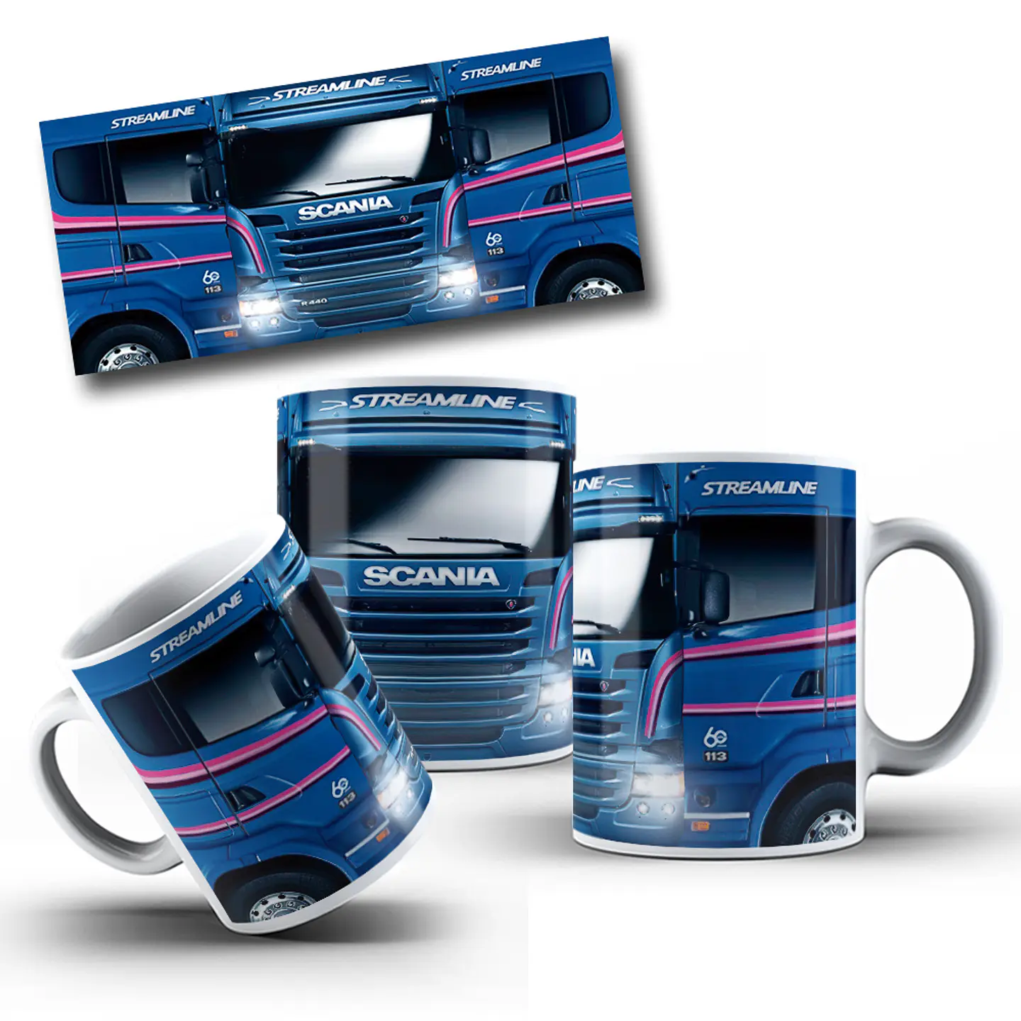 13 Artes para Caneca Caminhão Arquivo em Jpg 9