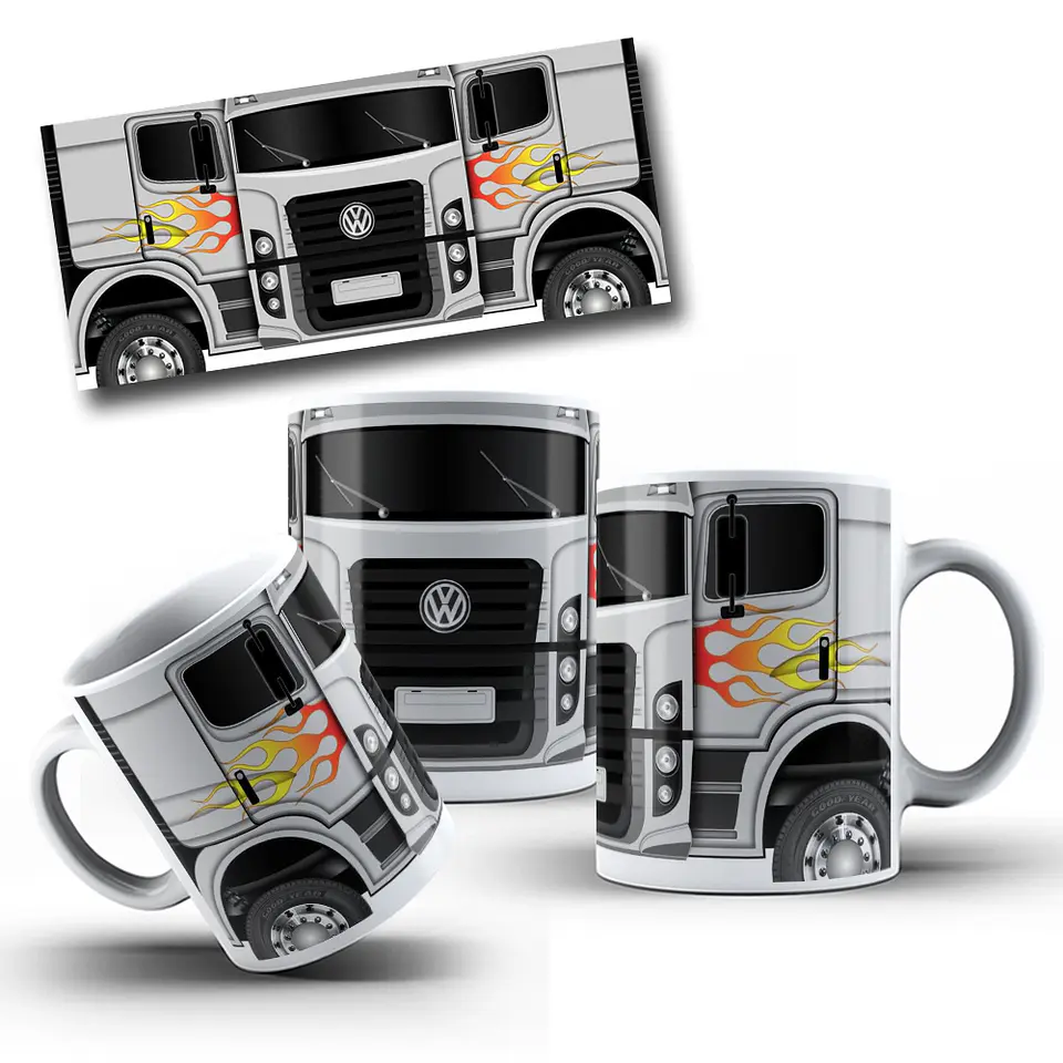 13 Artes para Caneca Caminhão Arquivo em Jpg 10