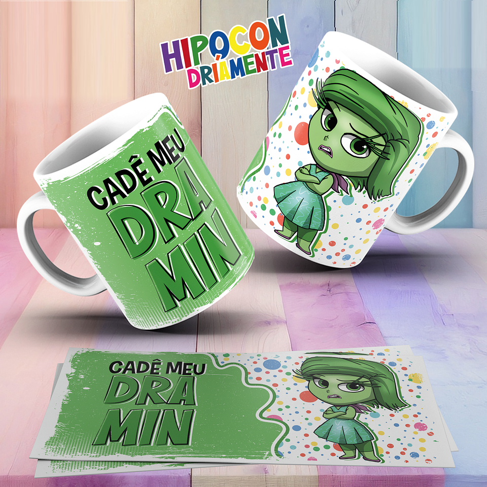 10 Artes para Caneca Hipocondriamente Divertidamente Arquivo em Jpg  10
