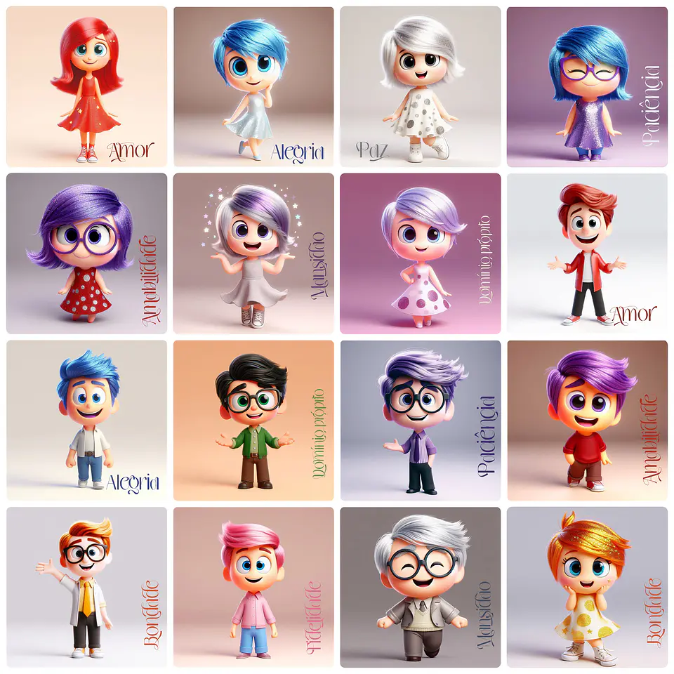 Kit Digital Divertida Crente em Png 1