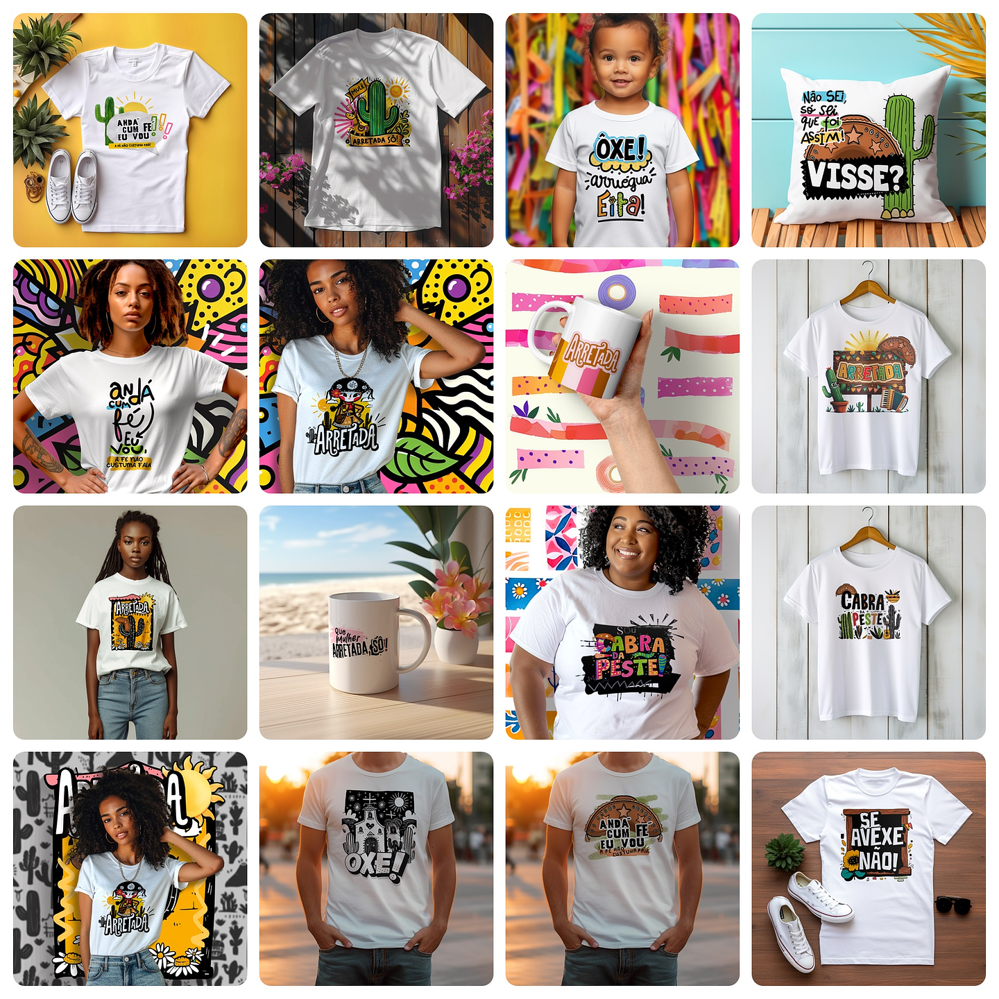 Kit Digital Frases Nordestina em Png 1