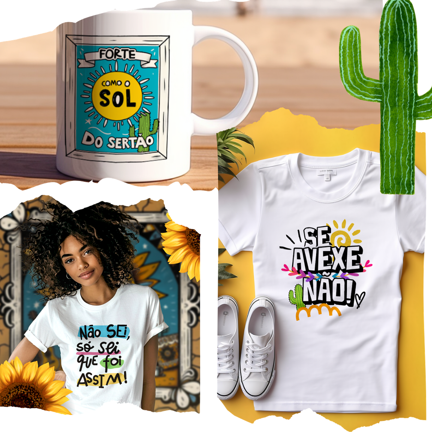 Kit Digital Frases Nordestina em Png 3