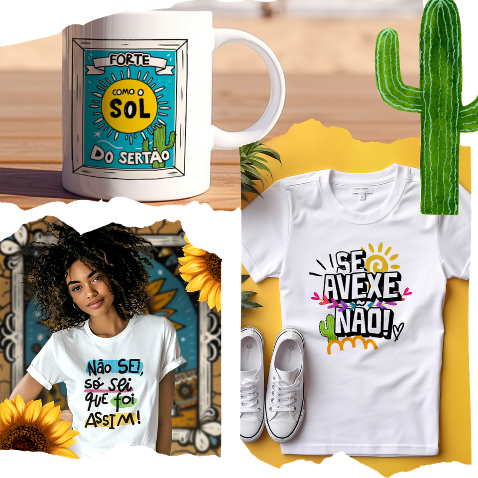 Kit Digital Frases Nordestina em Png 3