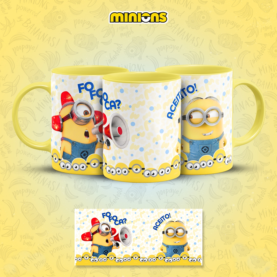 20 Artes para Caneca Meu Malvado Favorito Minions 4 Arquivos em Jpg 3