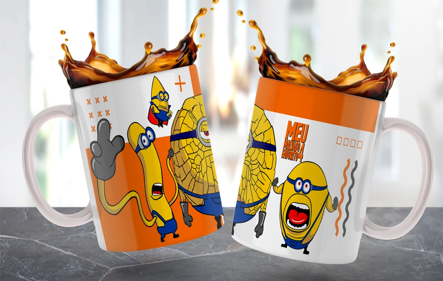 6 Artes para Caneca Meu Malvado Favorito Arquivo em Jpg  4